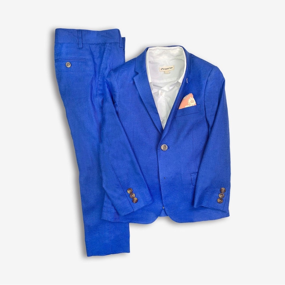 Men's Blue Suit Set